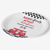 4-Gang-Kindergeburtstag Pappteller (Schrägansicht)