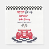 4-Gang-Kindergeburtstag Serviette (Vorderseite)