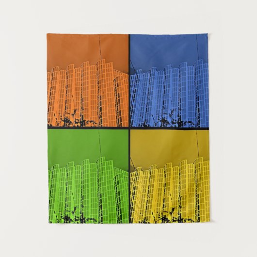 4 GEBÄUDE WANDTEPPICH (Vorderseite)