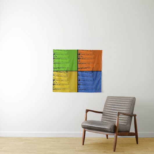 4 GEBÄUDE WANDTEPPICH (Beispiel (Horizontal))