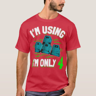 4. Geburtstag 4 Jahre alter PC Gamer WASD Gaming V T-Shirt