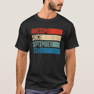 4. Geburtstag 4 Jahre Phantastisch seit September T-Shirt