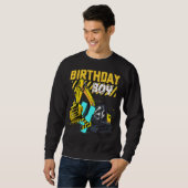 4. Geburtstag Baufahrzeug Sweatshirt (Vorne ganz)
