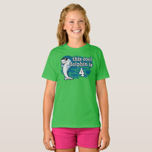 4. Geburtstag des Kindes Dieses Coole Delphin ist T-Shirt