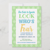 4. Geburtstag Einladung (Vorderseite)