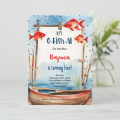 4. Geburtstag Einladung (Stehend Vorderseite)