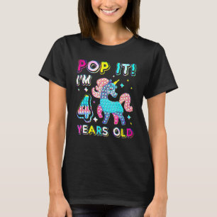 4. Geburtstag Fidget Toy Pop Es Geburtstagskind 4 T-Shirt
