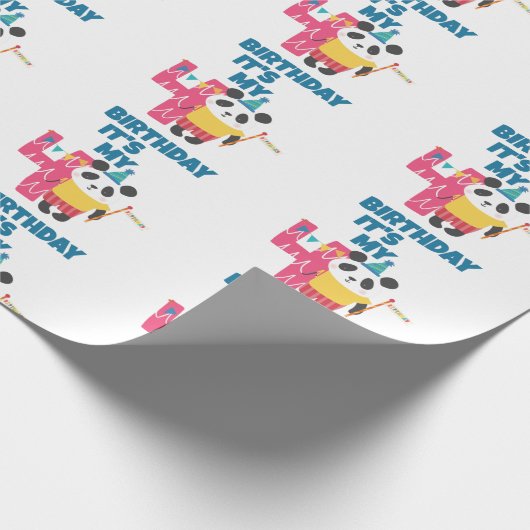 4. Geburtstag Geschenkpapier (Ecke)