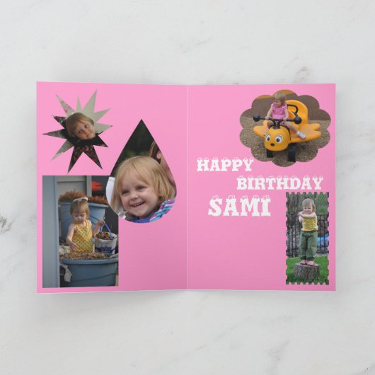 4. Geburtstag Karte (Innenseite)