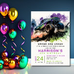 4. Geburtstag Monster Truck Smash Crash Kids Einladung<br><div class="desc">Am 4. Geburtstag Monster Truck Smash Crash Kids Einladungen Einladender druckbarer Instant Download Digital Einvitation Evite präsentiert ein Aquarellmonster Truck, der durch den Schmutz fährt mit dem Text "Smash and Crash it's a monster LKW bash" in der modernen Typografie-Skript. Ideal für Kinder zum vierten Geburtstag. Senden Sie die E-Mail oder...</div>