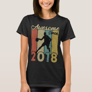 4. Geburtstag Phantastisch Seit 2018 Basketball 4  T-Shirt
