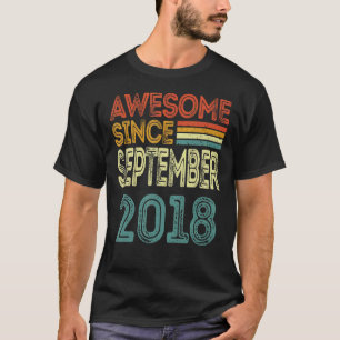 4. Geburtstag Phantastisch seit September 2018 4 J T-Shirt
