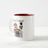 4. Geburtstag Pirate Tshirts und Geschenke Zweifarbige Tasse (Vorderseite Links)