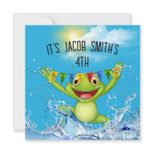 4. Geburtstag Springfrosch im Wasser