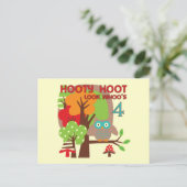 4. Geburtstag T Shirts und Geschenke Postkarte (Stehend Vorderseite)