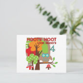 4. Geburtstag T Shirts und Geschenke Postkarte (Stehend Vorderseite)