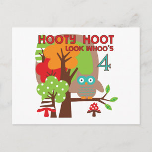 4. Geburtstag T Shirts und Geschenke Postkarte