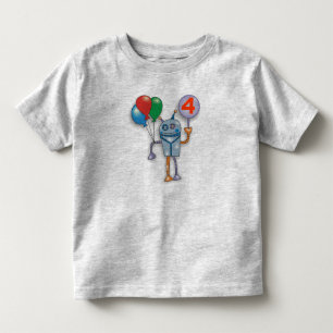 4. Geburtstags-Party-niedliches glattes Kleinkind T-shirt