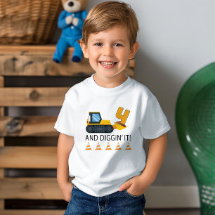 4. Geburtstags-T - Shirt - Gelber Sprung