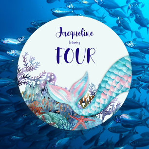 4. Geburtstagsblütenmarmelade unter dem Meer Einladung