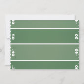 4. Geburtstagsfußball Geburtstagsparty Einladung (Rückseite)