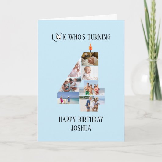 4. Geburtstagskarte Karte (Vorderseite)