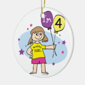 4. Geburtstagskarte Keramik Ornament (Links)