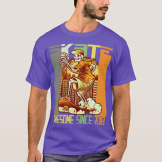 4. Geburtstagskateboard Liebhaber Skater Phantasti T-Shirt