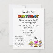 4. Geburtstagskochen-Party Einladung (Rückseite)