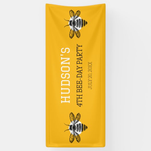 4. Geburtstagsparty Banner (Vertikal)