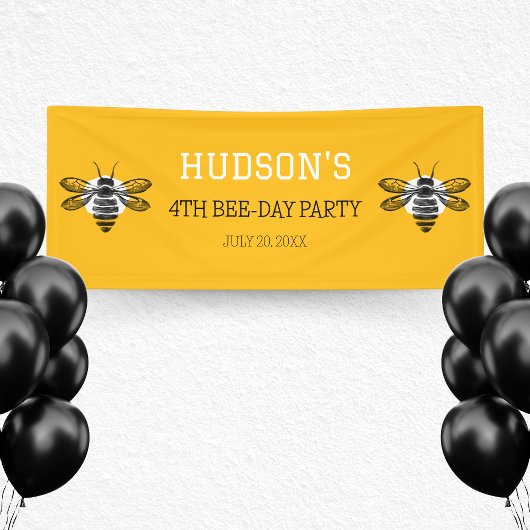 4. Geburtstagsparty Banner