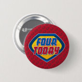 4. Geburtstagsuperhero-Knopf-Abzeichen Button (Vorne & Hinten)