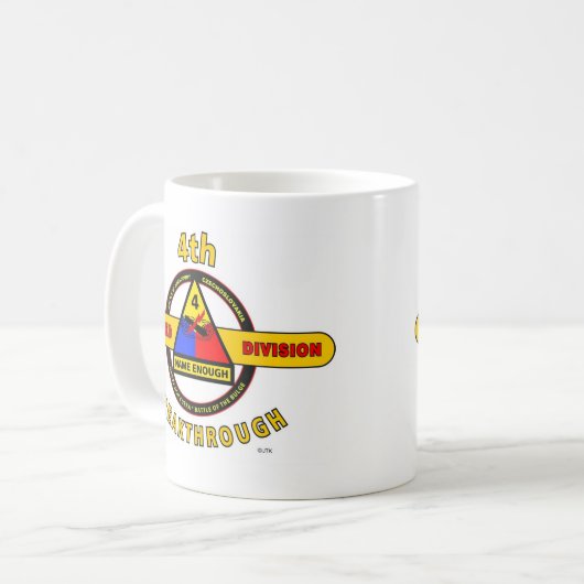 4. GEPANZERTE ABTEILUNG "DURCHBRUCH " KAFFEETASSE (Vorderseite Links)