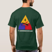 4. Gepanzerte Abteilungs-T-Shirt T-Shirt (Rückseite)