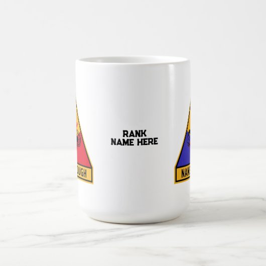 4. gepanzerte Division "Name Enough Custom" Kaffeetasse (Mittel)