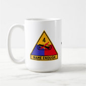 4. gepanzerte Division "Name Enough Custom" Kaffeetasse (Links)