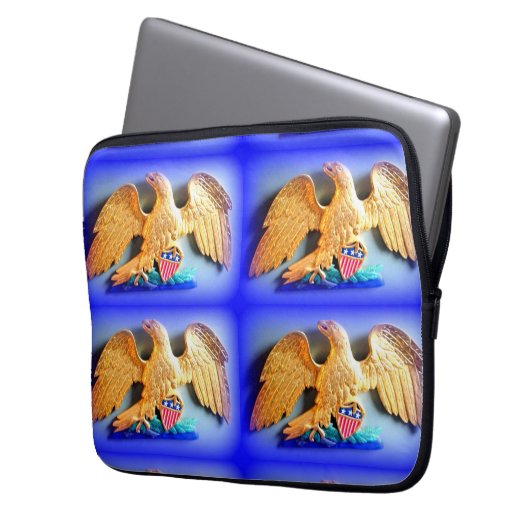 4 Goldadler Notebook-Ärmel Laptopschutzhülle (Vorderseite Links)