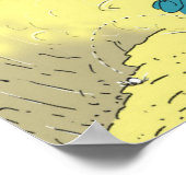 4 Golfer Golfspieler Golfsport Cartoon für einen G Poster (Ecke)