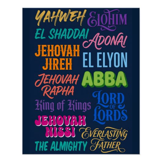 #4 Gottes Namen  Poster (Vorderseite)