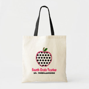 4. Grad-Lehrer-Tasche - Tupfen Apple Tragetasche
