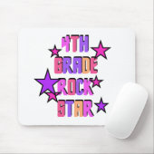 4. Grad-Rockstar-T-Shirts und Geschenke Mousepad (Mit Mouse)