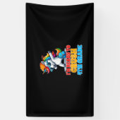 4. Grade Dabbing Unicorn Ich bin bereit, zu zerdrü Banner (Vertikal)