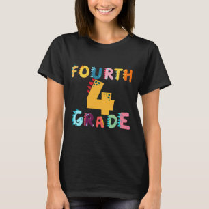 4. GRADE Dino Squad Jungs Girls Lehrerin B2S T-Shirt