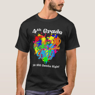 4. Grade Field Day 2022 Lass The Games Begin Teach T-Shirt