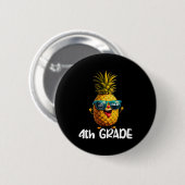 4. Grade Peace Out 4. Grade Funny Graduat Button (Vorne & Hinten)