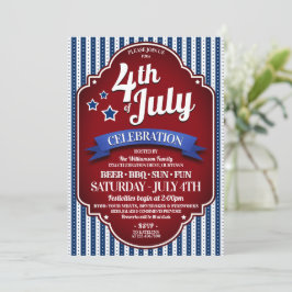 4. GRILLEN Party Einladungen Juli