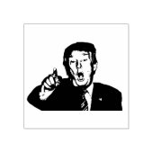 4 Größen Gummi Briefmarke mit Bild Donald Trump Gummistempel (Prägung)
