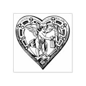 4 Größen Gummi Briefmarke mit Bild Kupid Postfach Gummistempel (Prägung)