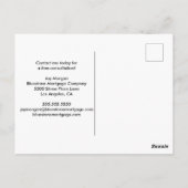 4 Gründe für die Refinanzierung der Hypothekarkred Postkarte (Rückseite)