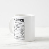 4-H Advisor Nutrition Facts 11 oz Coffee Mug Kaffeetasse (Vorderseite Links)